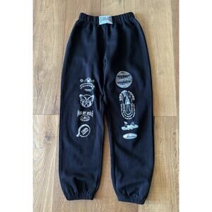 New Girl Order Y2K joggers graphic sweatpants streetwear Women’s Size 8 Juniors